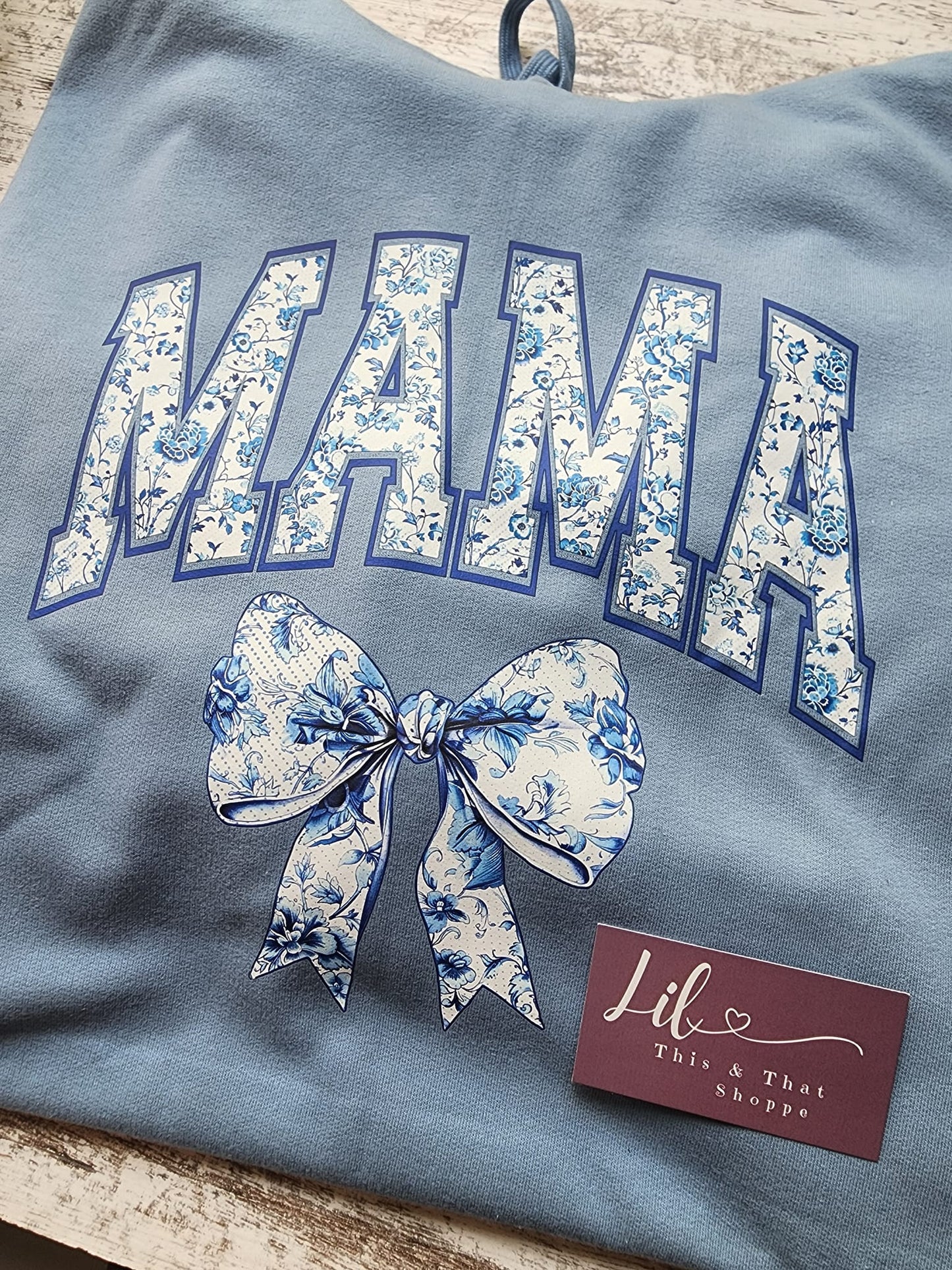 Blue Floral Mama Coquette