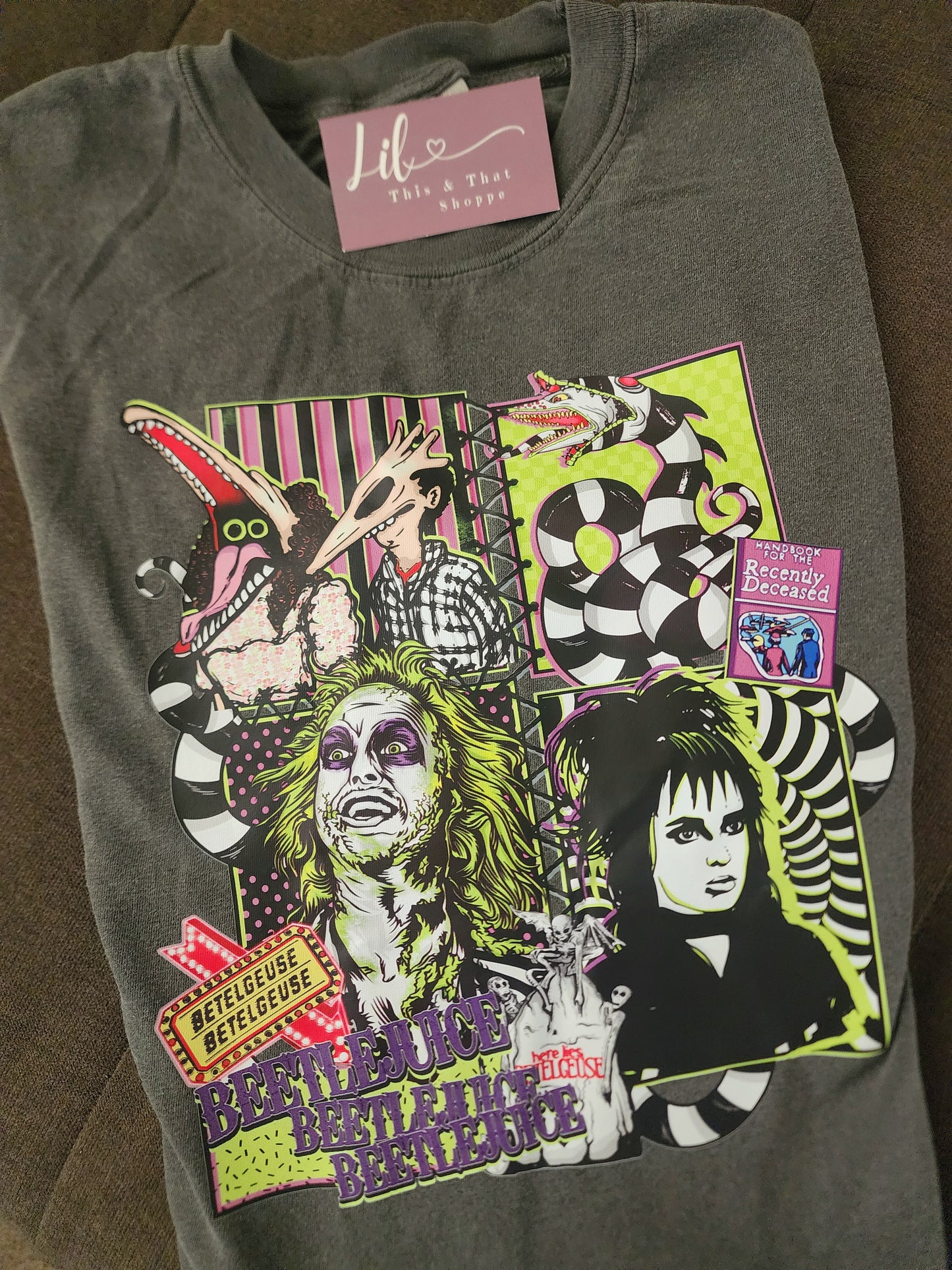 Beetlejuice Collage Tee