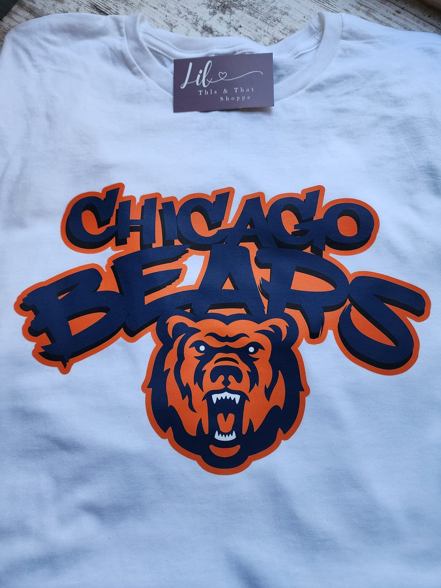 Chicago Bears Street Art Style