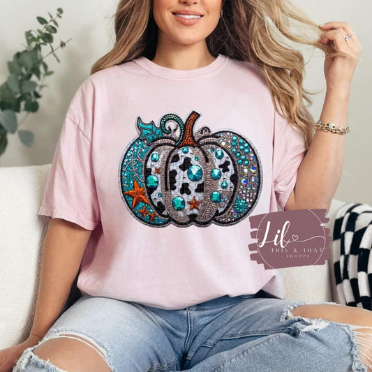 Blingy Western Pumpkin